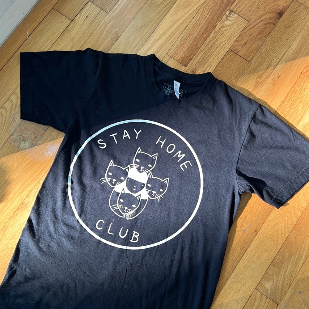 Stay Home Club Cats Tshirt